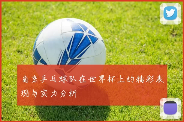 南京乒乓球队在世界杯上的精彩表现与实力分析